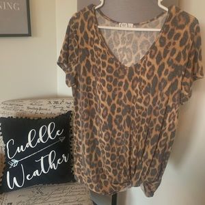 Cheetah 24/7 Knot Tee